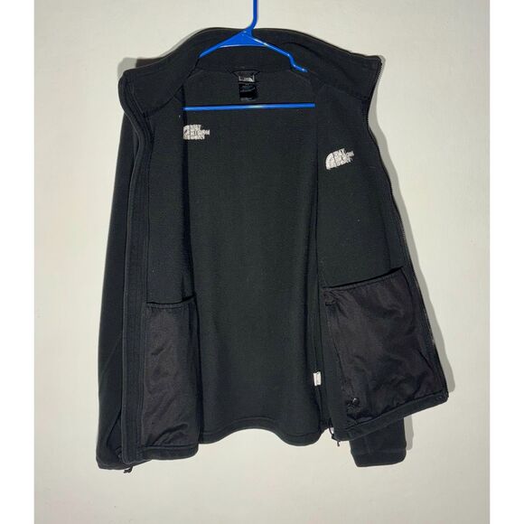 The North Face Men’s Full Zip Fleece Jacket Large Black Softshell Warm - Picture 2 of 5